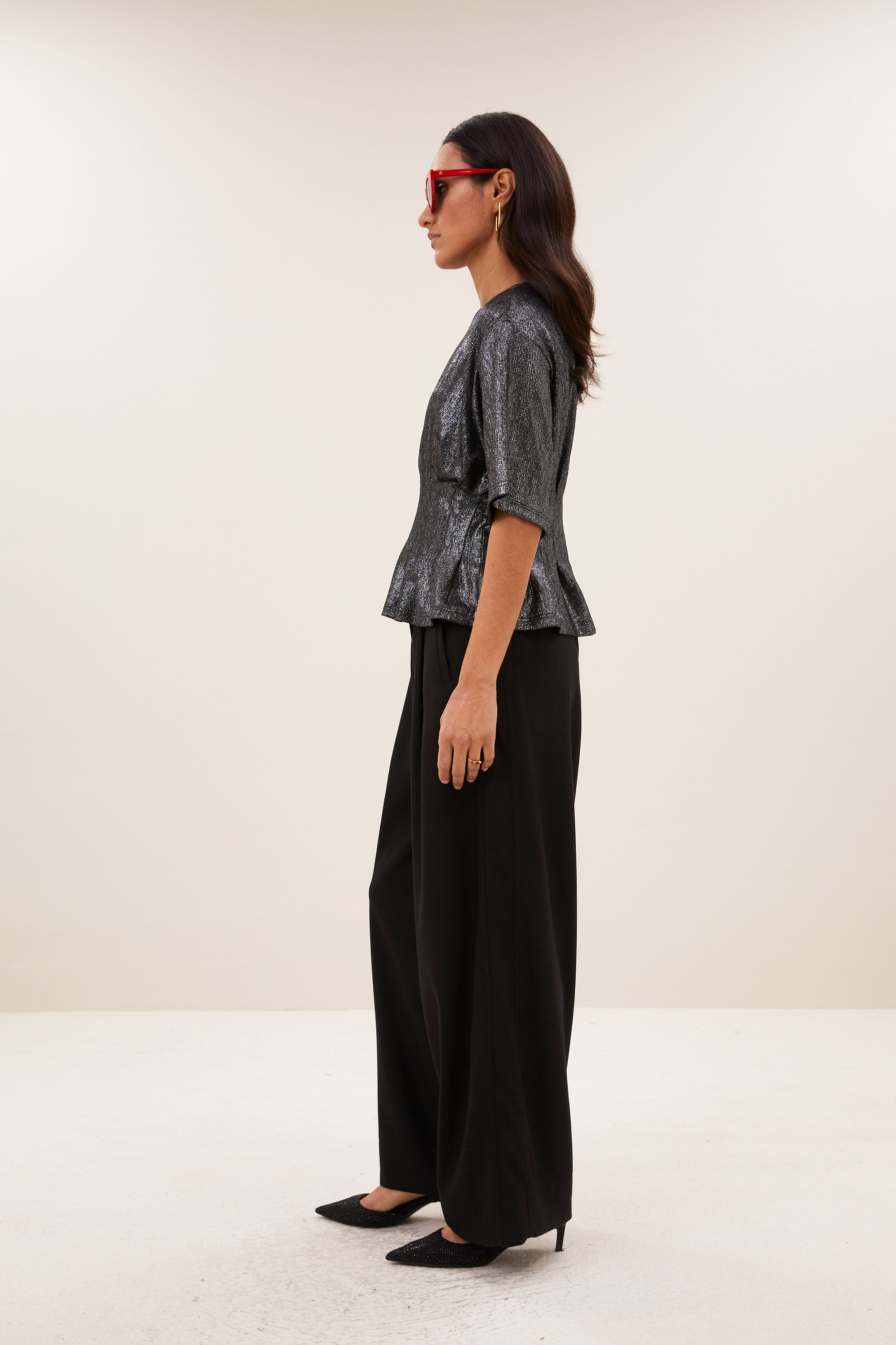 Jule Herringbone Pants