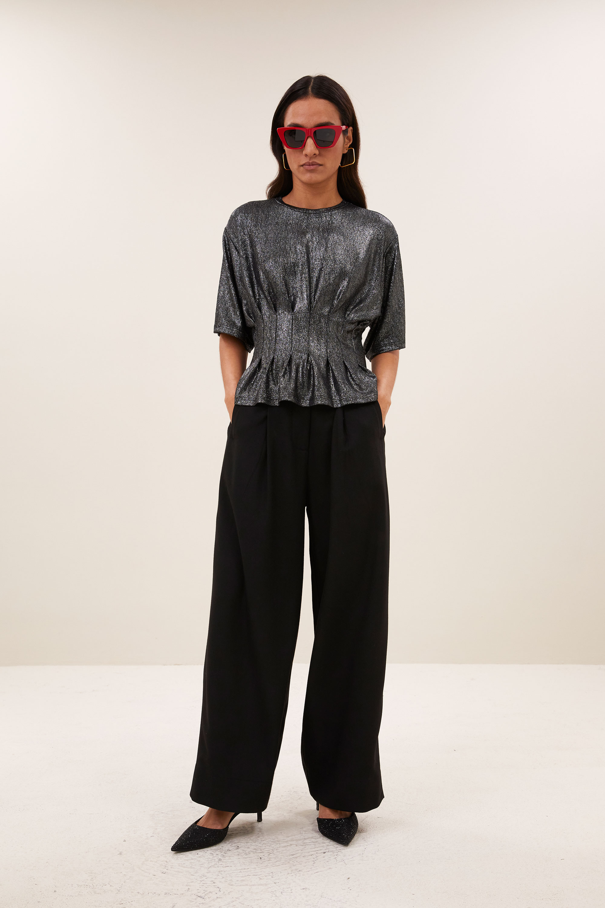 Jule Herringbone Pants